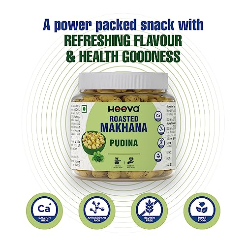 Heeva Roasted Makhana Pudina Flavour 100g