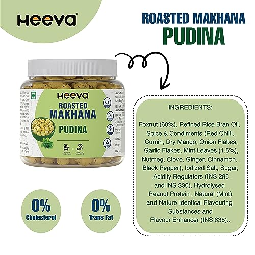 Heeva Roasted Makhana Pudina Flavour 100g