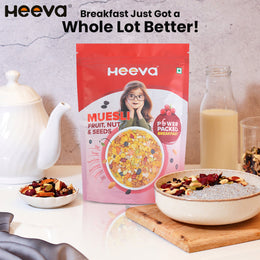 Heeva Muesli Fruit Nut & Seeds 450g